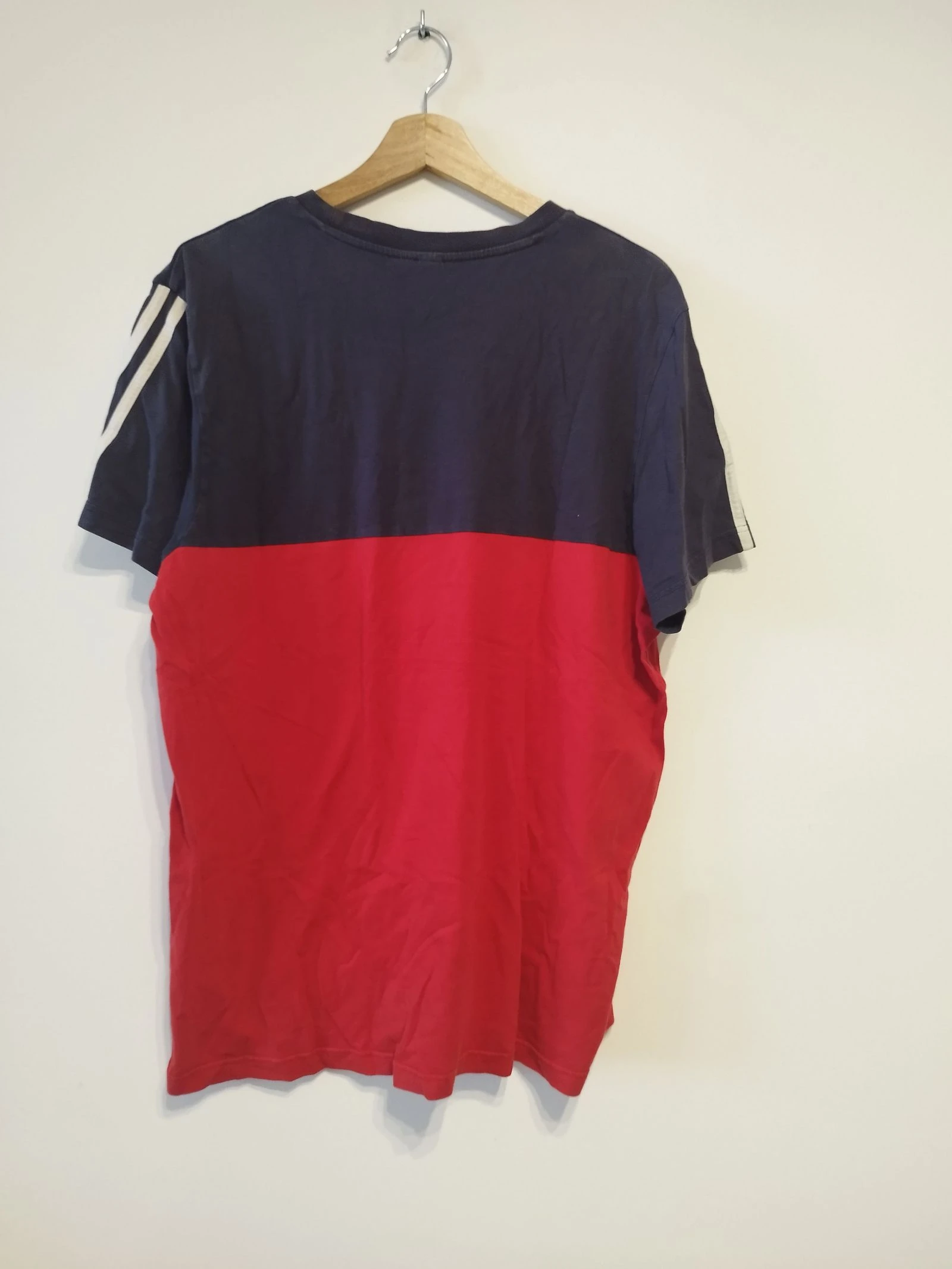 Camiseta Adidas Tamanho XL Azul/Vermelho – photo 2